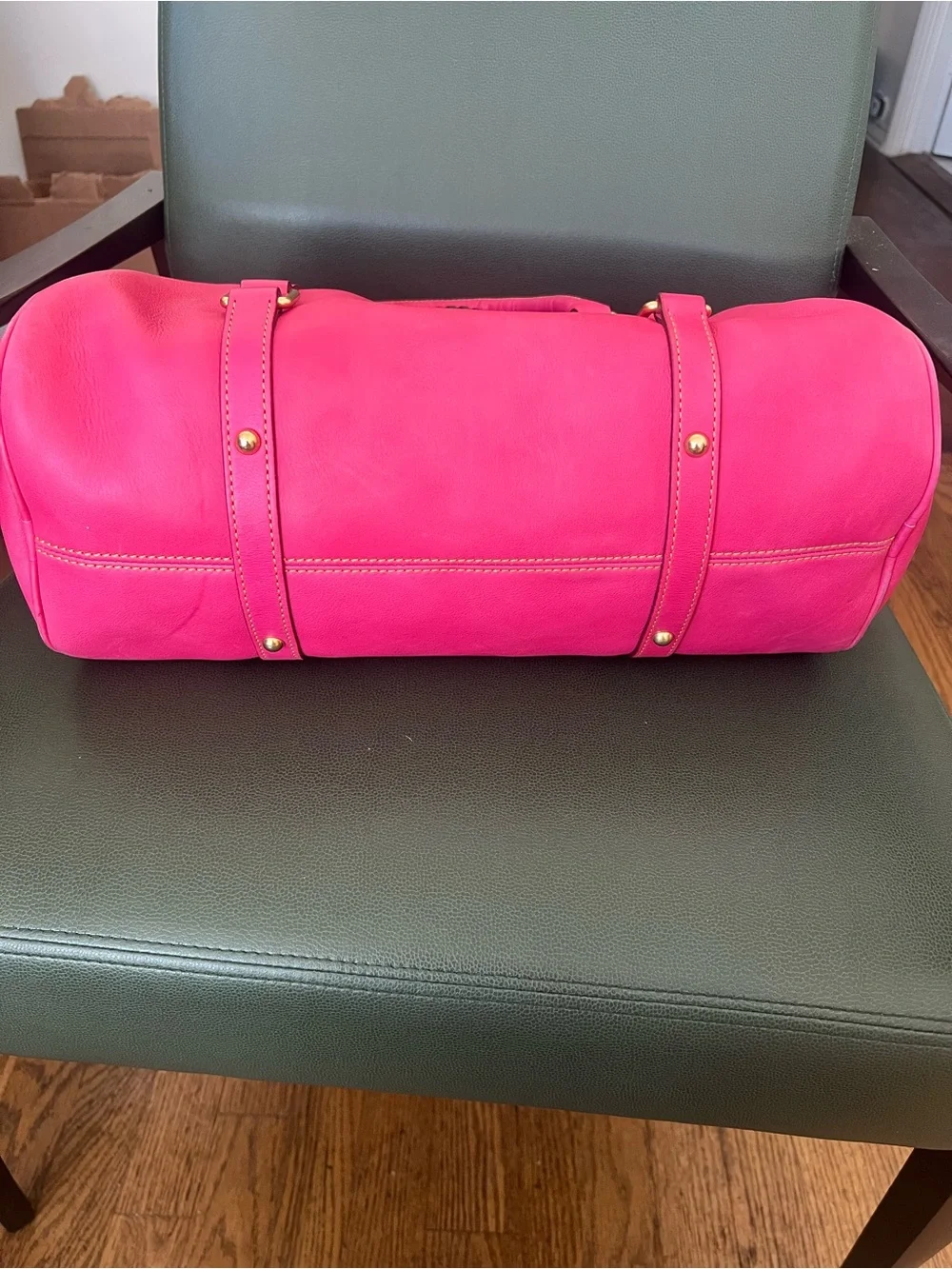 DOONEY & BOURKE fuschia old style satchel